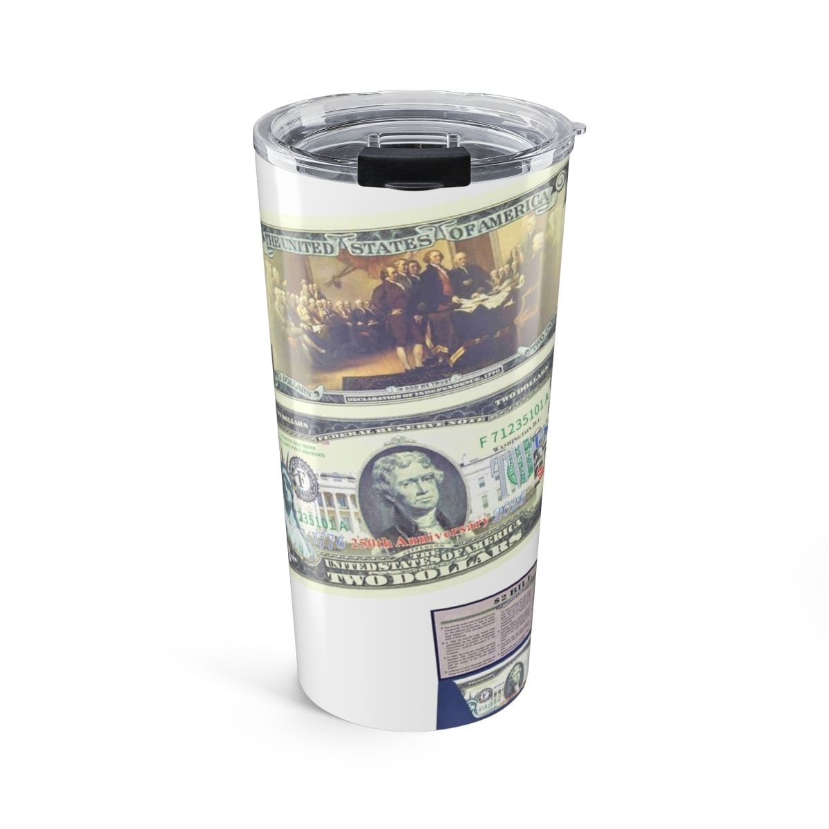 250th Anniversary Collectible $2 Bill | Independence Day 2 Dollar Bill 250 Anniversary Uncirculated Commemorative Coin C