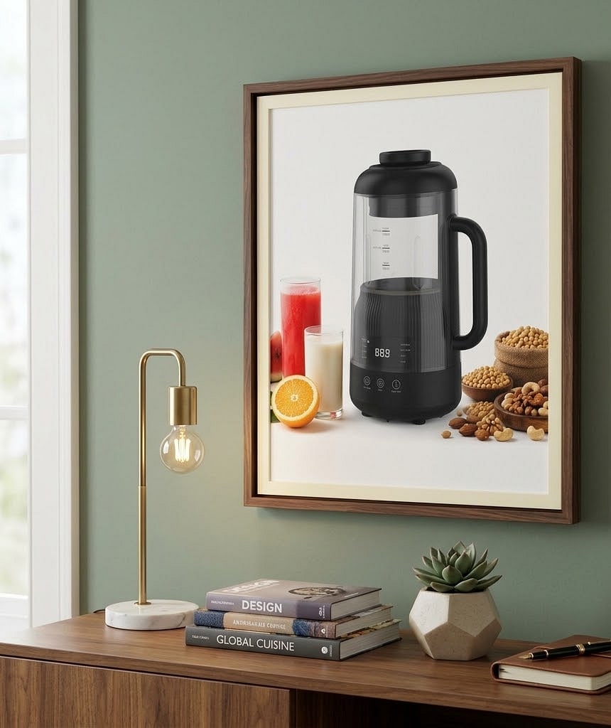 8-in-1 Nut Milk Maker with Silent Shield 12H Delay Start/Keep Warm 35oz