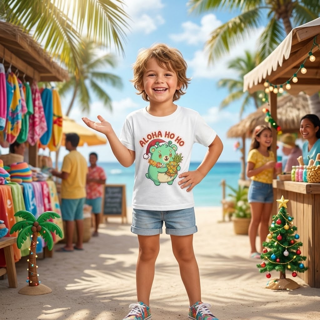 Aloha Ho Ho — Niko the Tropical Space Pup