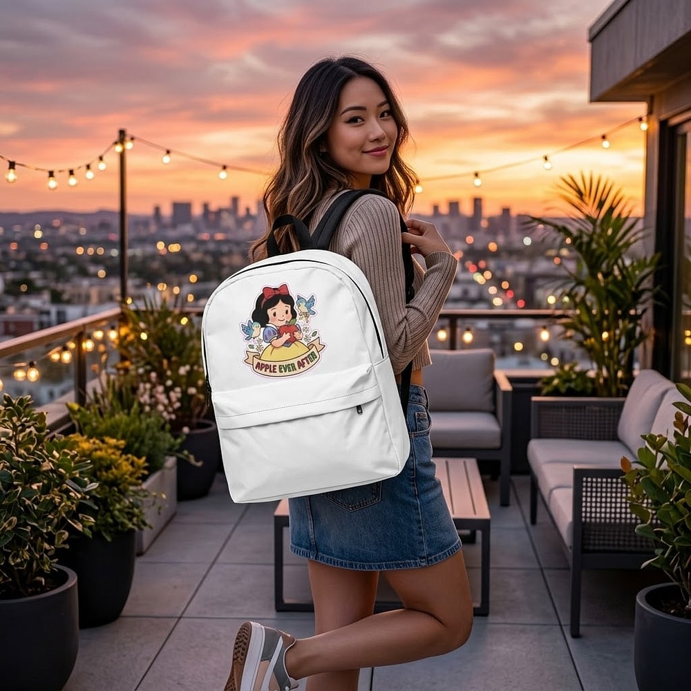Apple Ever After — Cute Storybook Orchard Princess Classic Backpack