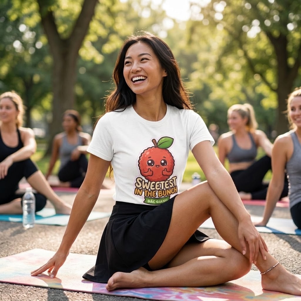 Bac Giang — Sweetest in the Bunch Kawaii Lychee Unisex Tee