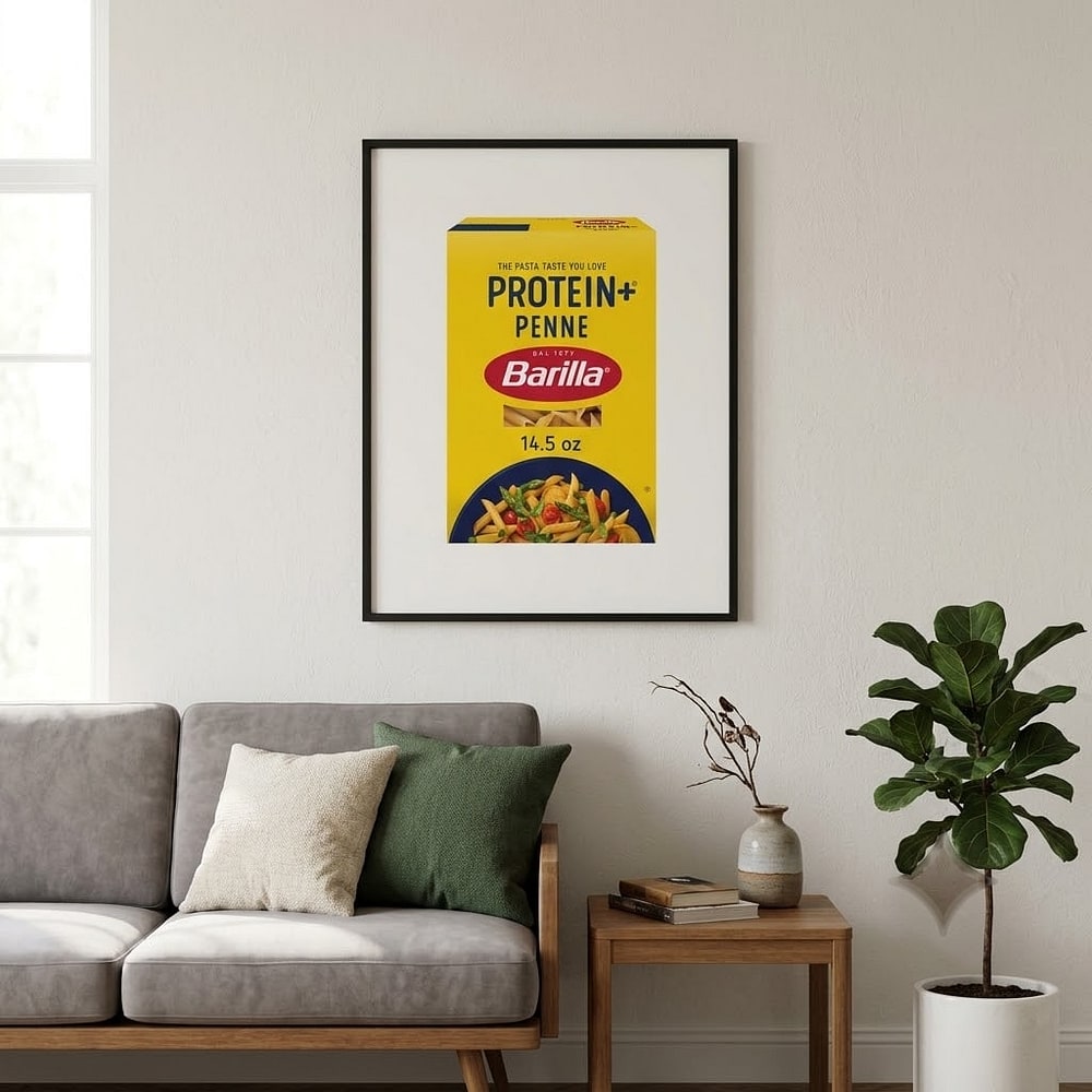 Barilla Protein+ (Plus) Penne Pasta, Plant Based Protein, 14.5oz (12PK)