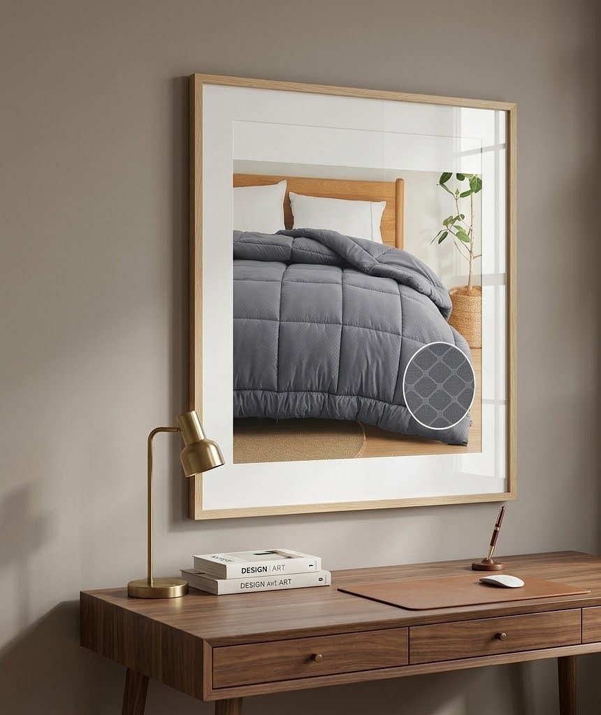 Bedsure Comforter Duvet Insert - Quilted Comforters Queen Size, All Season Duvet, Down Alternative Bedding Comforter wit