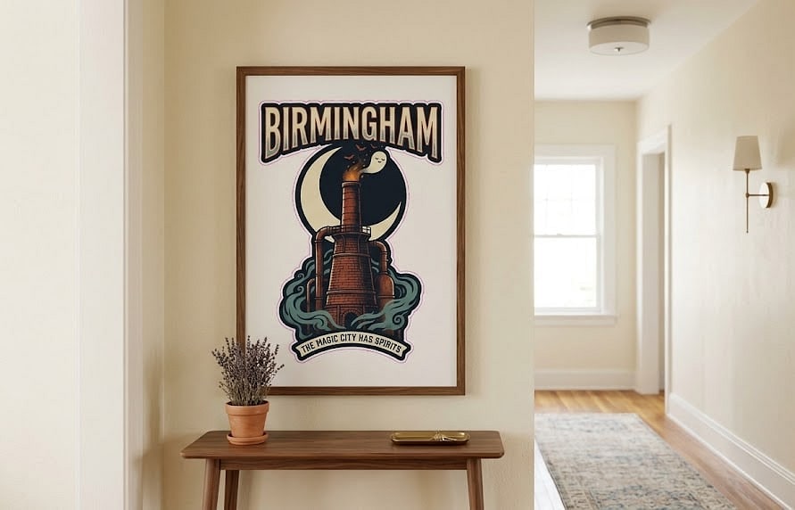 Birmingham — The Magic City Has Spirits Matte Poster
