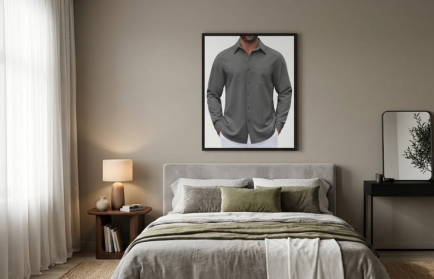 COOFANDY Mens Dress Shirts Untucked Long Sleeve Button Down Denim Shirt Stretch Business Casual Shirts