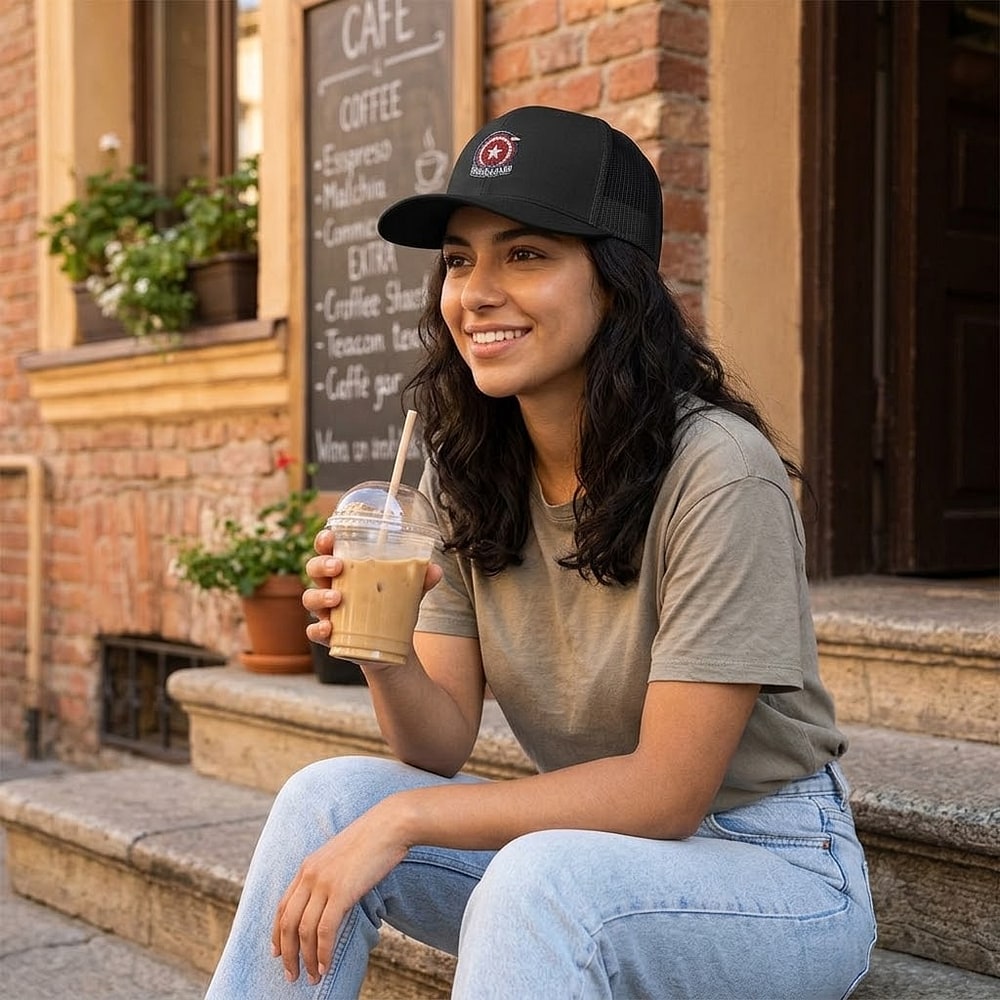 Dream Guard — Dreamy Starlit Shield Crest Snapback Cap