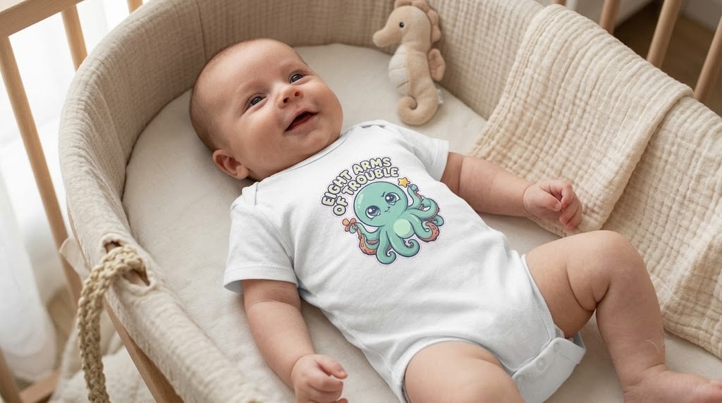 Eight Arms of Trouble — Mischievous Baby Octopus