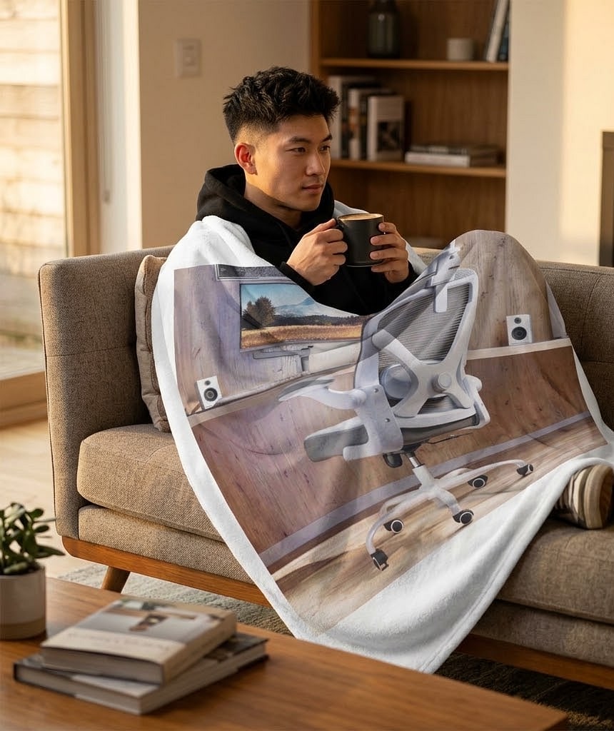 Ergonomic Office Chair: Mesh Desk Chair Comfy with Headrest& Lumbar Support