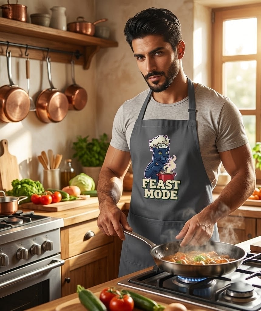 Feast Mode — Festive Panther Chef