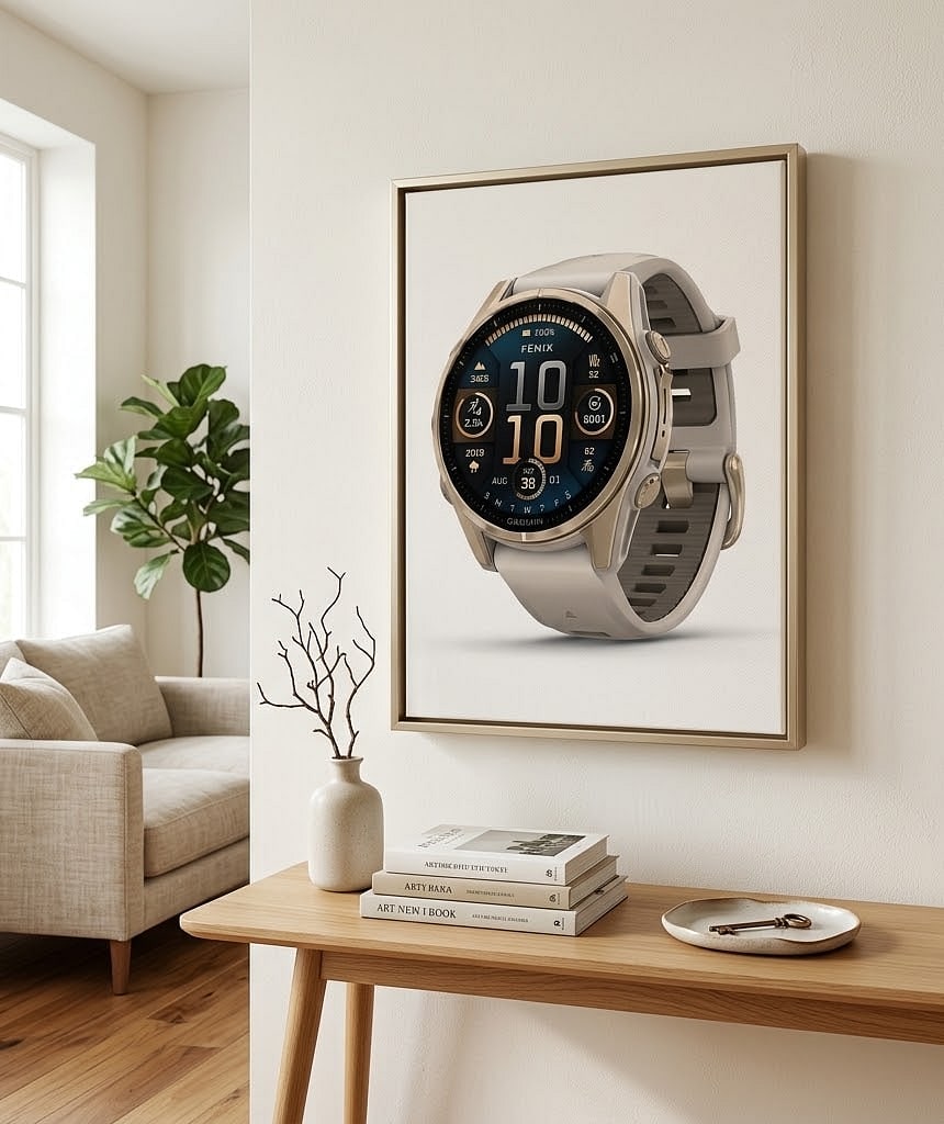Garmin fēnix® 8, Sapphire, 43mm, Fog Gray/Dark Sandstone