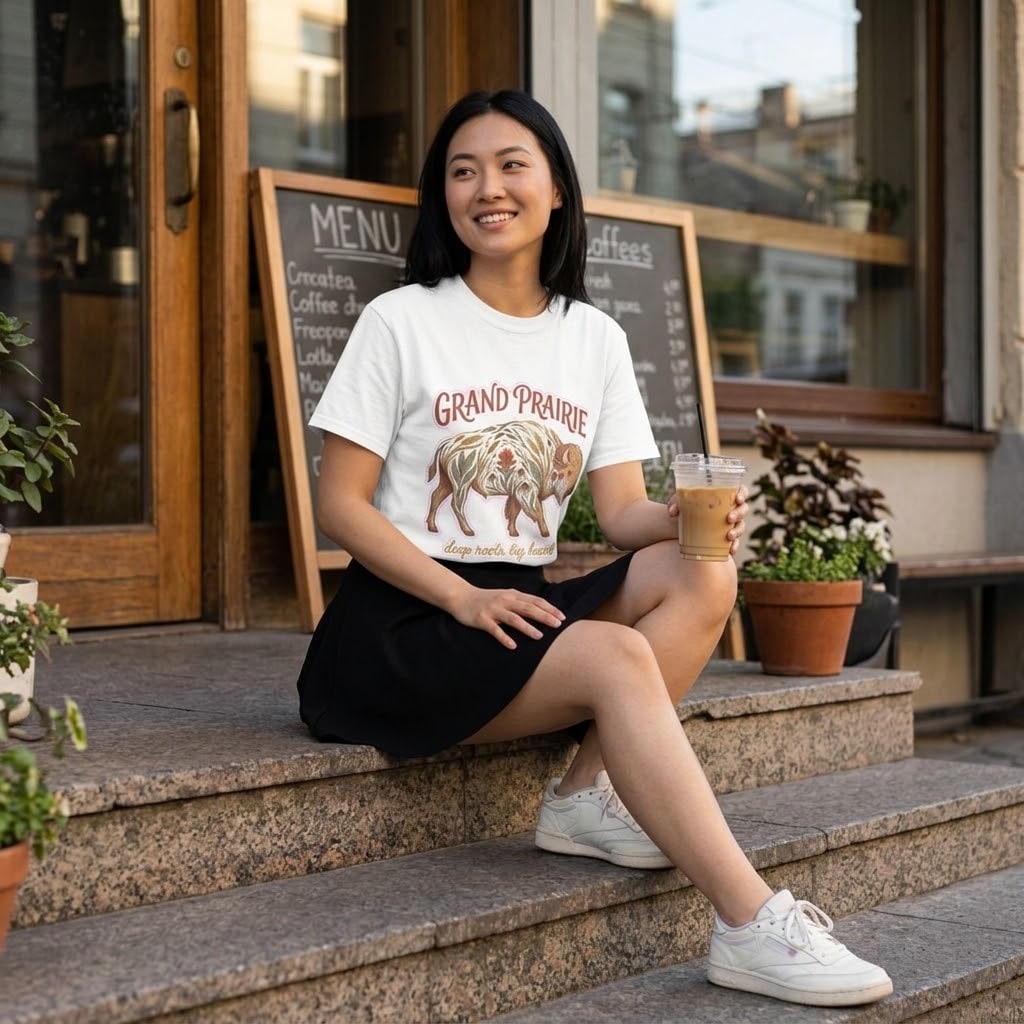 Grand Prairie — Deep Roots, Big Heart Unisex Tee