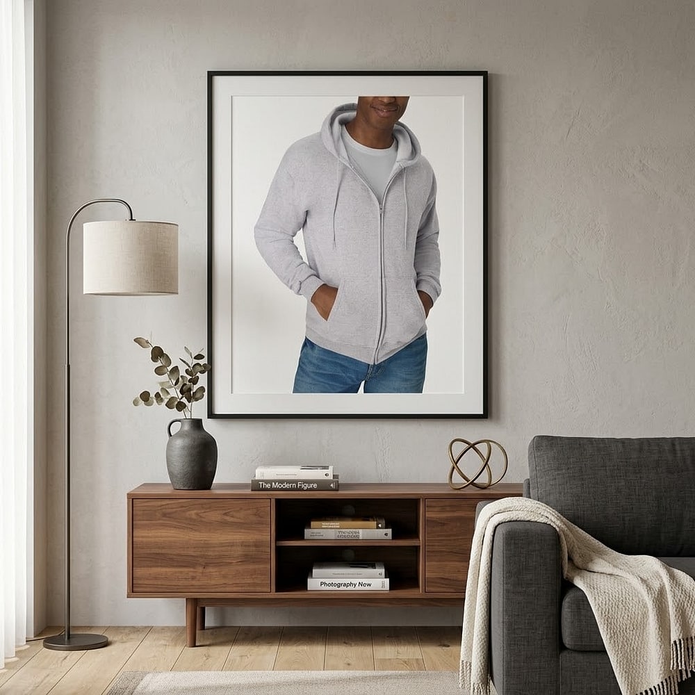 Hanes Men's Zip-up Hoodie, Ecosmart Fleece Full-zip Hoodie for Men, Hooded Sweatshirt