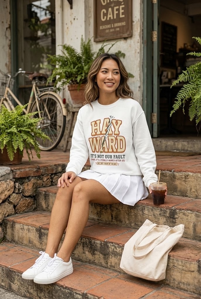 Hayward — It's Not Our Fault (Okay, It's Literally Named After Us) Crewneck Sweatshirt