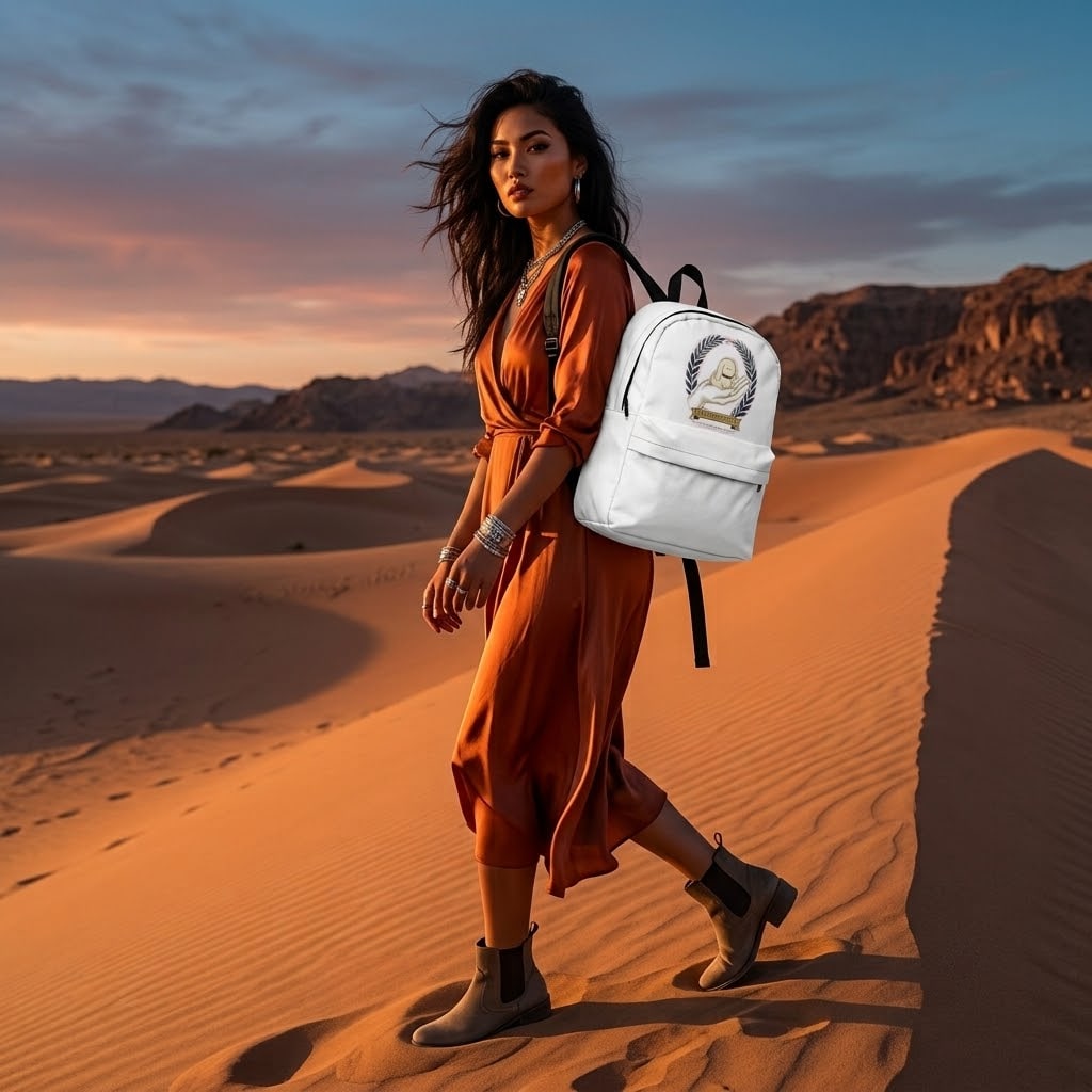 Held Dearly — Elegant Palm Companion Crest Classic Backpack