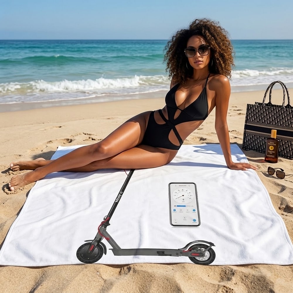 Hiboy S2 Electric Scooter - 8.5" Solid Tires - Up to 17 Miles Long-Range