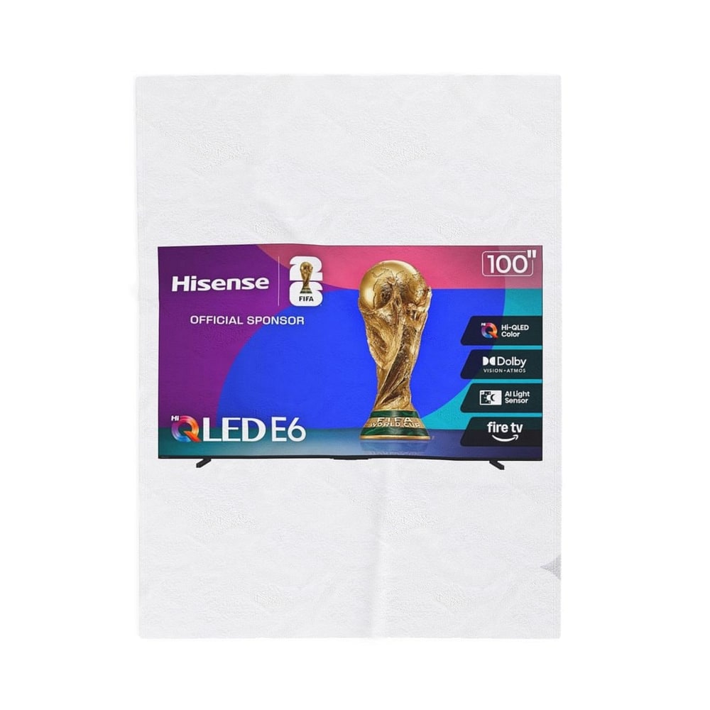 Hisense 100" Class E6 Series QLED 4K UHD Smart Fire TV (100E6QF, 2025 Model) - QLED, Native 144Hz, Dolby Vision IQ · Atm