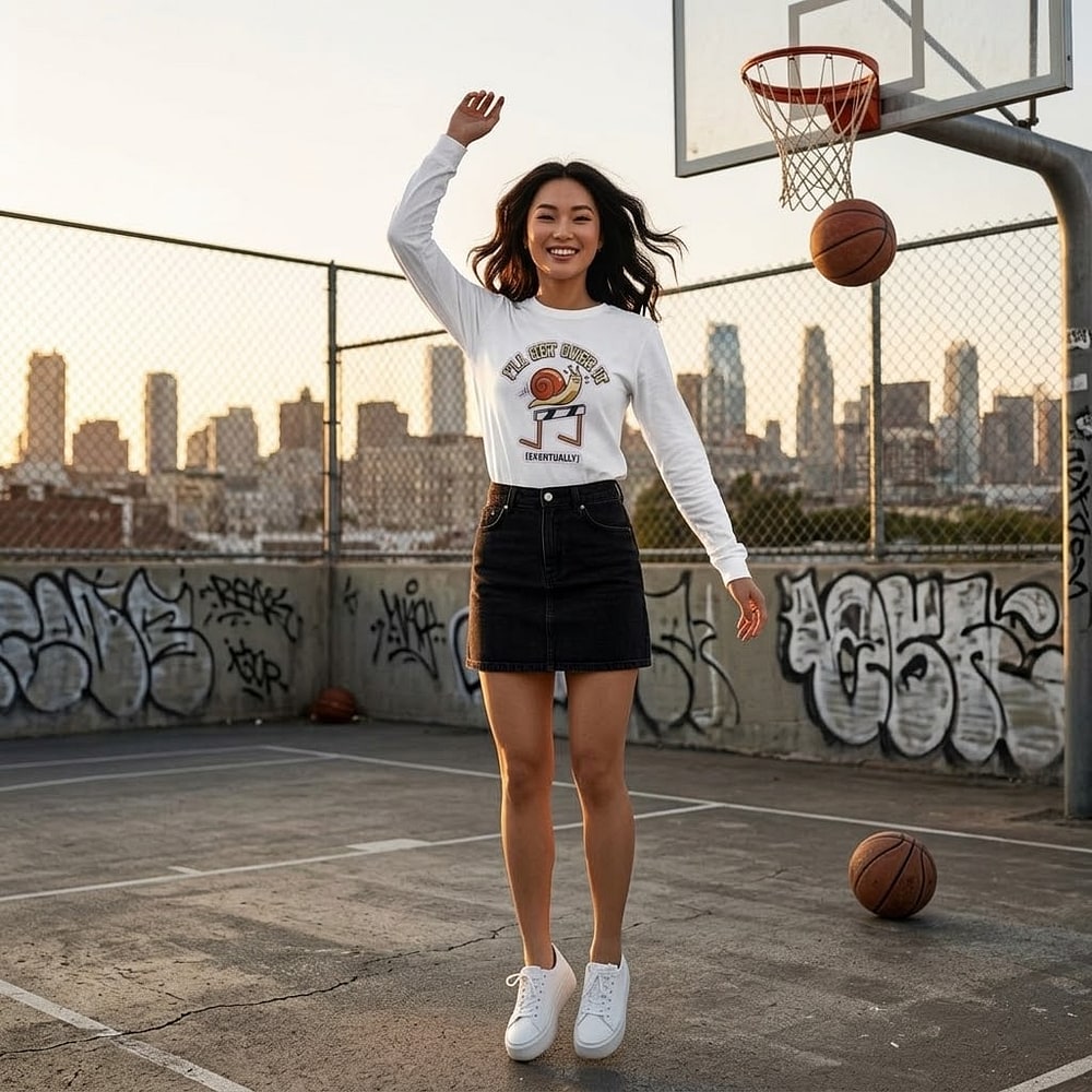 I'll Get Over It (Eventually) — Funny Hurdler Snail Long Sleeve Tee