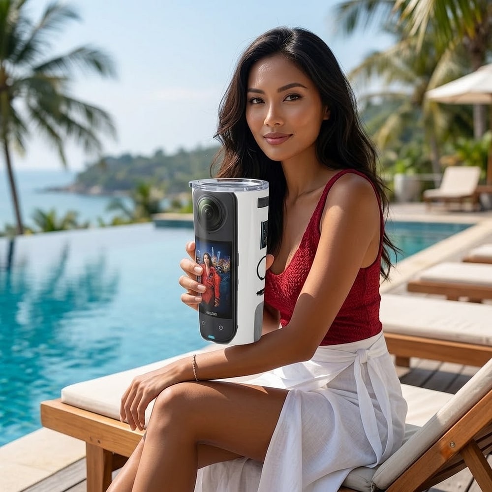 Insta360 X5 Essentials Bundle - Waterproof 8K 360° Action Camera, Leading Low Light, Invisible Selfie Stick Effect, Rugg