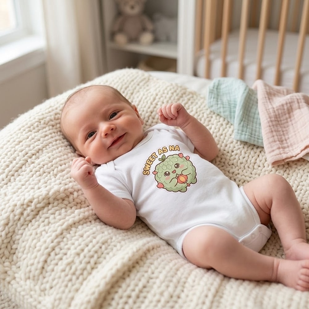 Lang Son — Sweet as Na Festive Lantern Custard Apple Baby Bodysuit