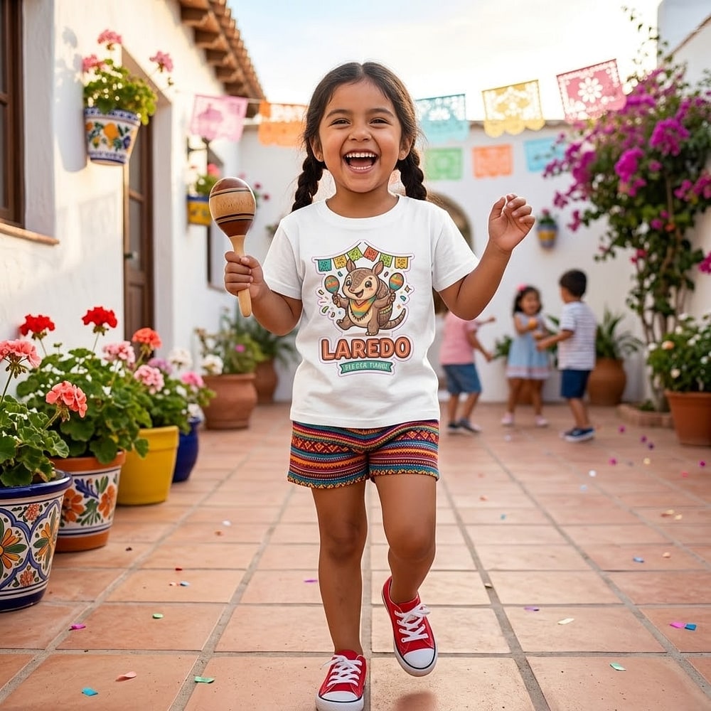 Laredo Fiesta Armadillo Kids Tee