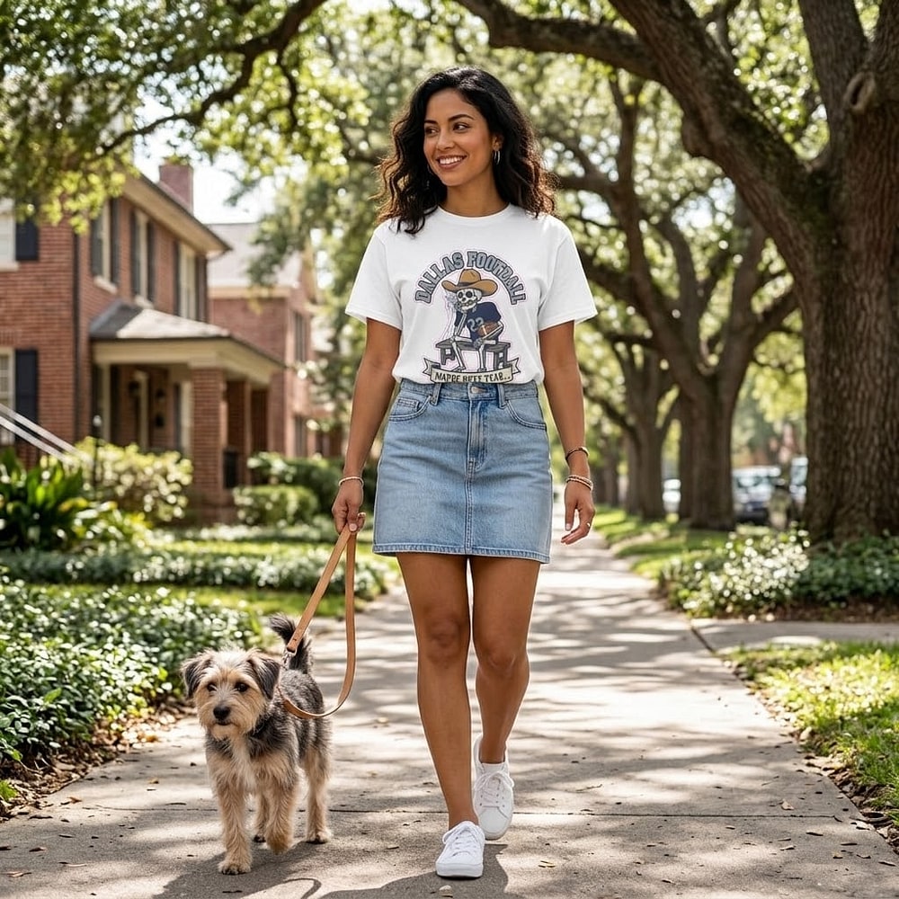 Maybe Next Year — Dark-Humored Dallas Skeleton Fan Unisex Tee