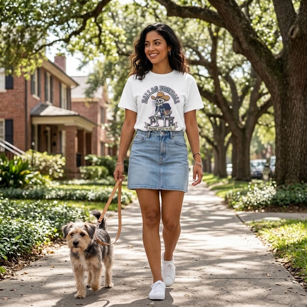 Maybe Next Year — Dark-Humored Dallas Skeleton Fan Unisex Tee