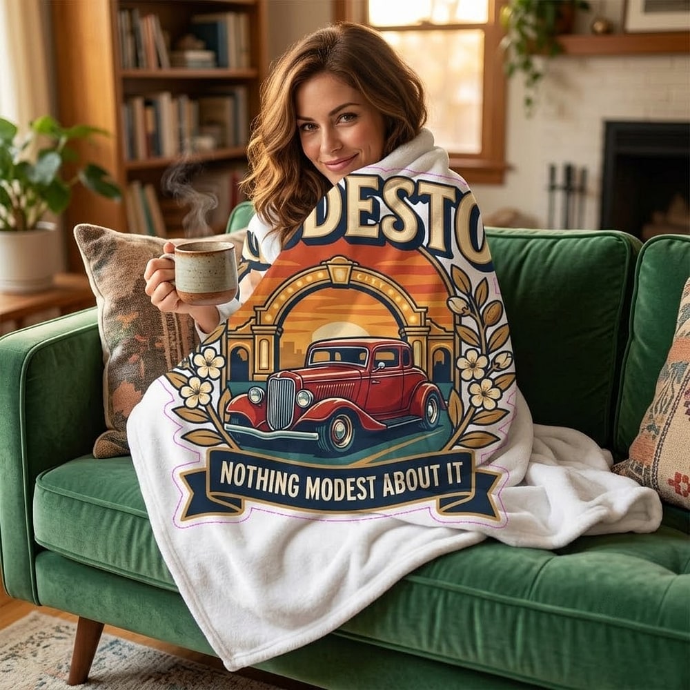 Modesto — Nothing Modest About It Plush Blanket