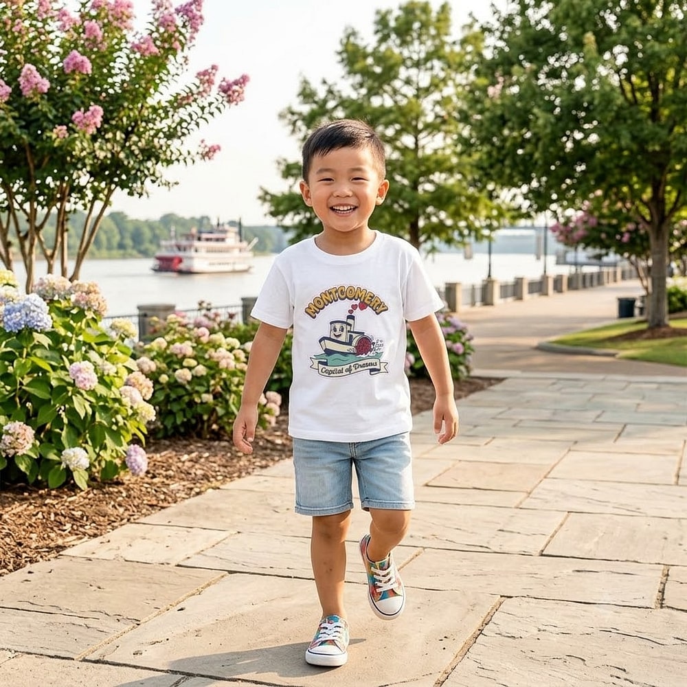 Montgomery — Capital of Dreams Riverboat Kids Tee