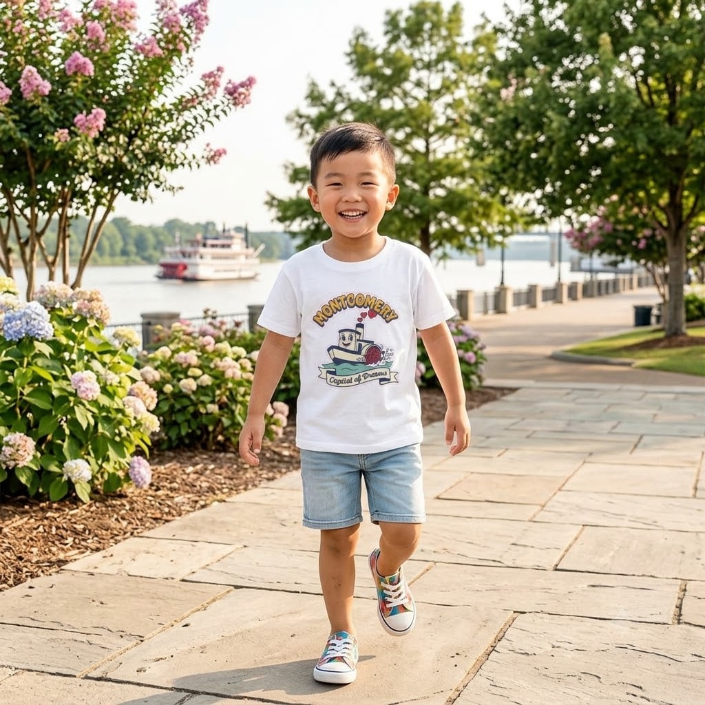 Montgomery — Capital of Dreams Riverboat Kids Tee