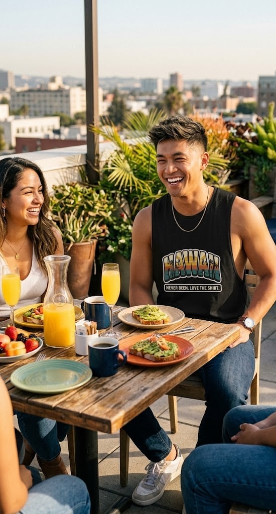 Never Been, Love the Shirt — Ironic Hawaii Travel Wordmark