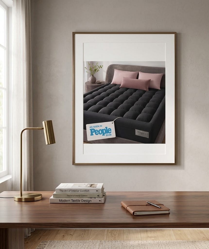Niagara Sleep Solution 100% Cotton Top Cooling Mattress Topper - Queen Size