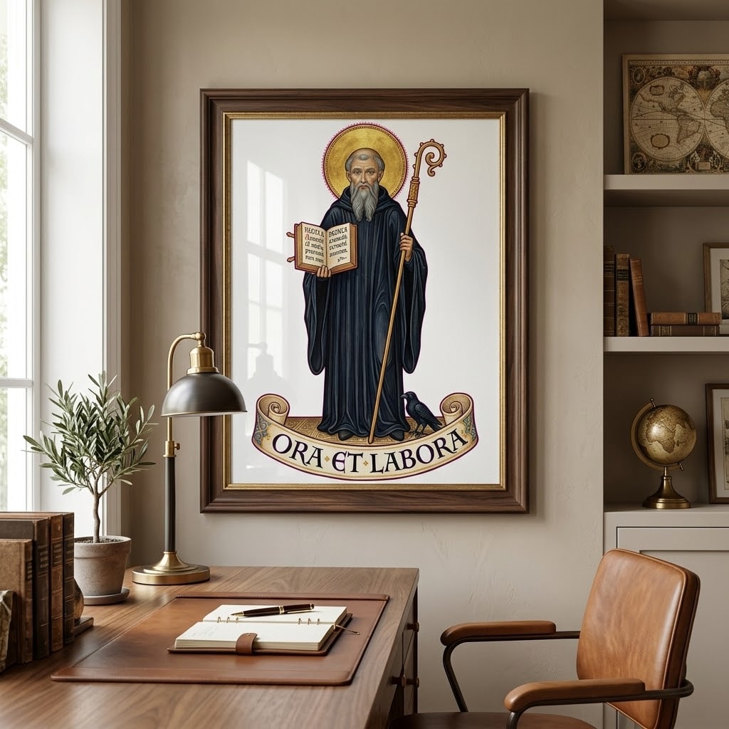 Ora et Labora — St. Benedict of Nursia