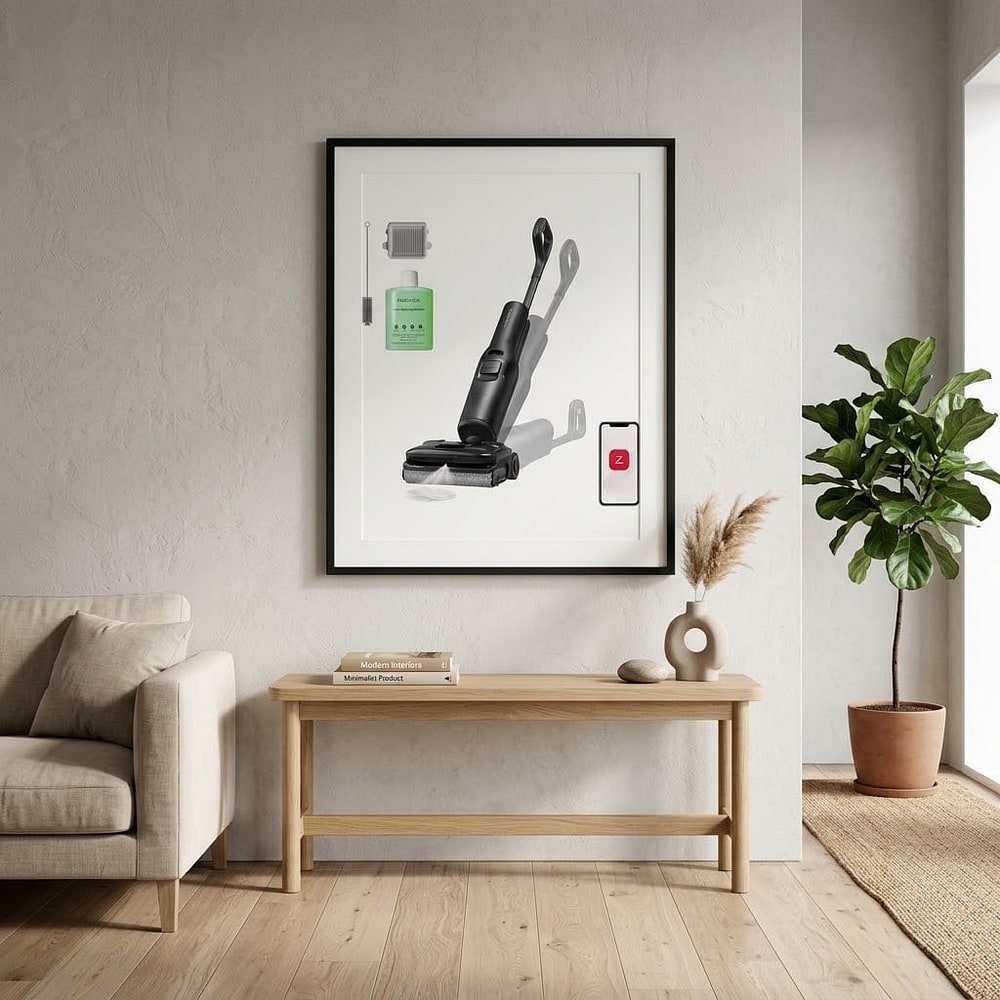 roborock F25 ACE Pro Foam Wet Dry Vacuum Cleaner, 25000Pa Vacuum Mop Combo