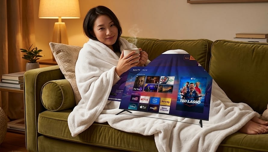 Roku 65-Inch Select Series Smart TV 2026-4K QLED TV - Roku TV