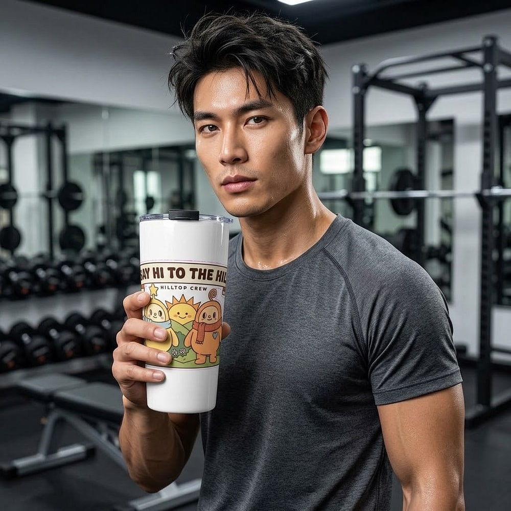 Say Hi To The Hill — Nostalgic Antenna Buddies & Rolling Hills 20oz Tumbler