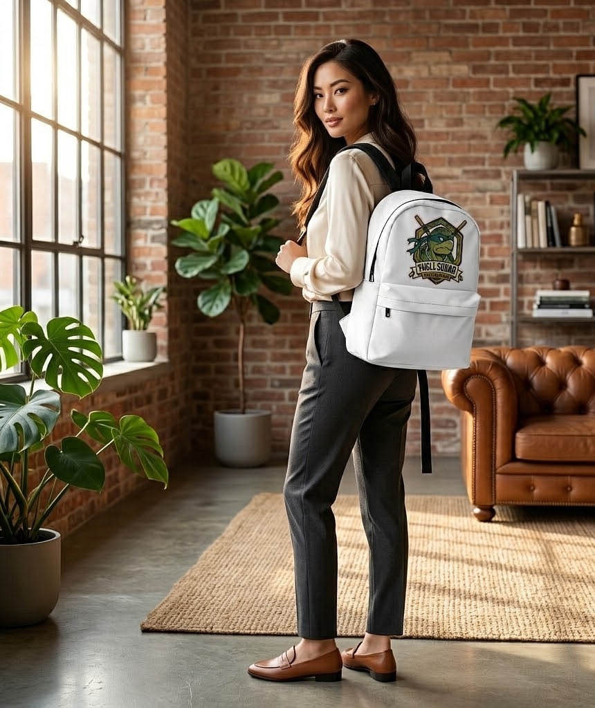 Shell Squad Night Patrol — Bold Masked Turtle Ninja Crest Classic Backpack