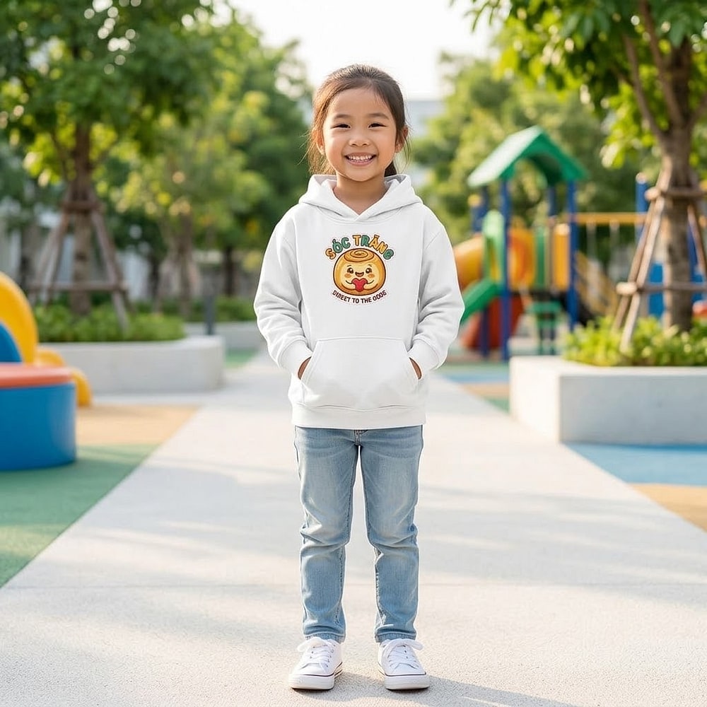 Soc Trang — Sweet to the Core Wholesome Bánh Pía Buddy Kids Hoodie