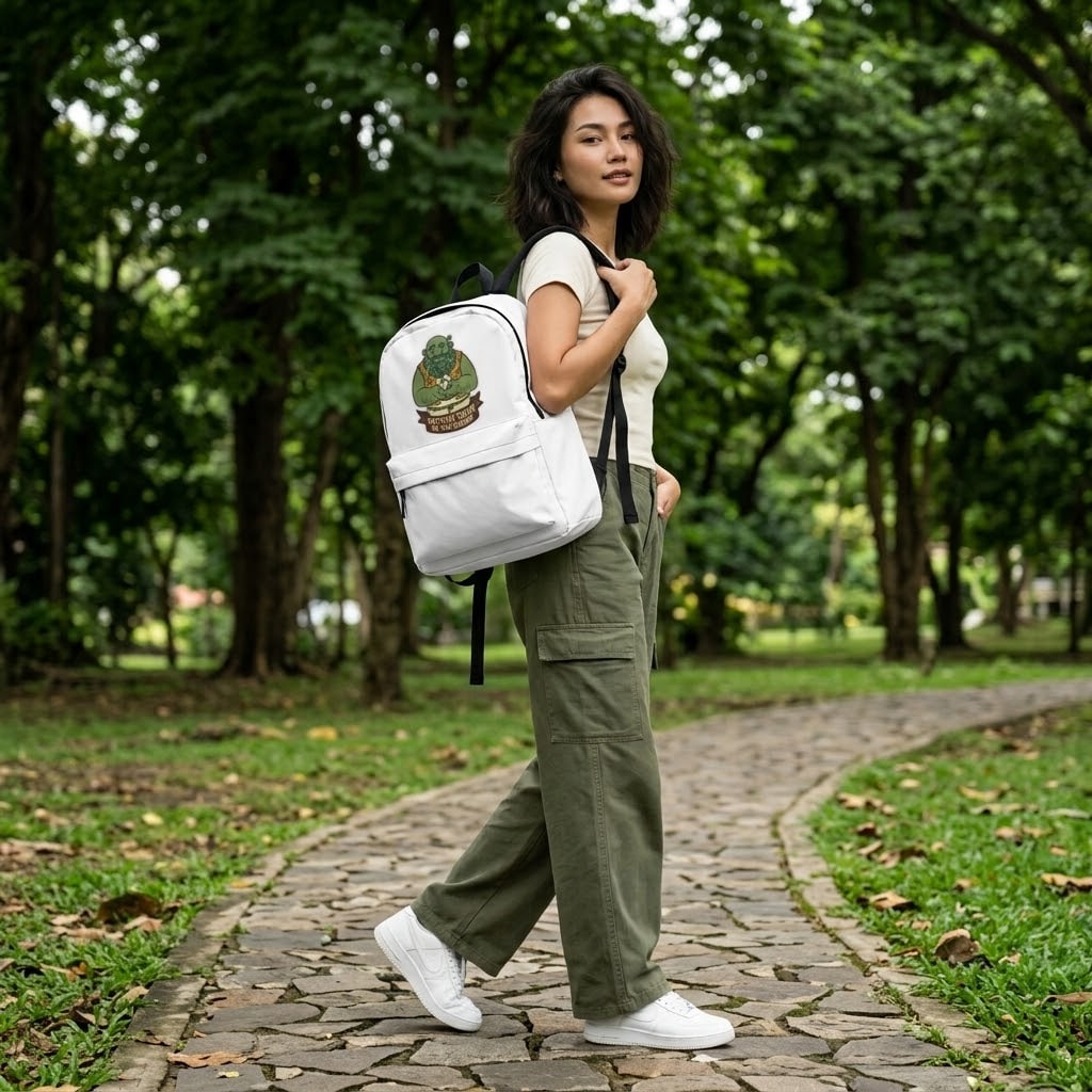 Softest Thing In The Swamp — Heartfelt Mossy Swamp Giant Classic Backpack