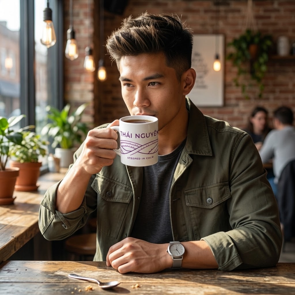 Thai Nguyen — Steeped in Calm Minimalist Tea Hills 11oz Mug