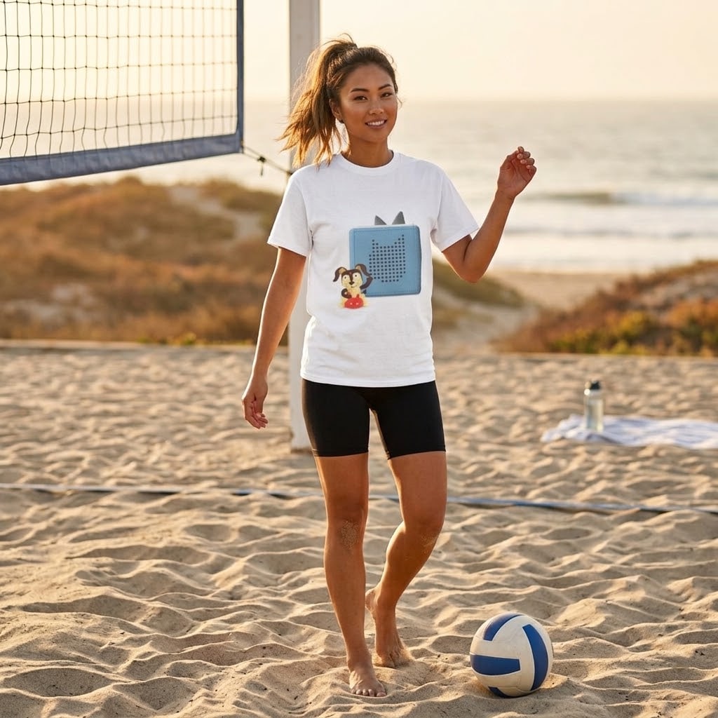 Toniebox 1 Audio Player Starter Set with Playtime Puppy - Listen, Learn, and Play with One Huggable Little Box - Light B