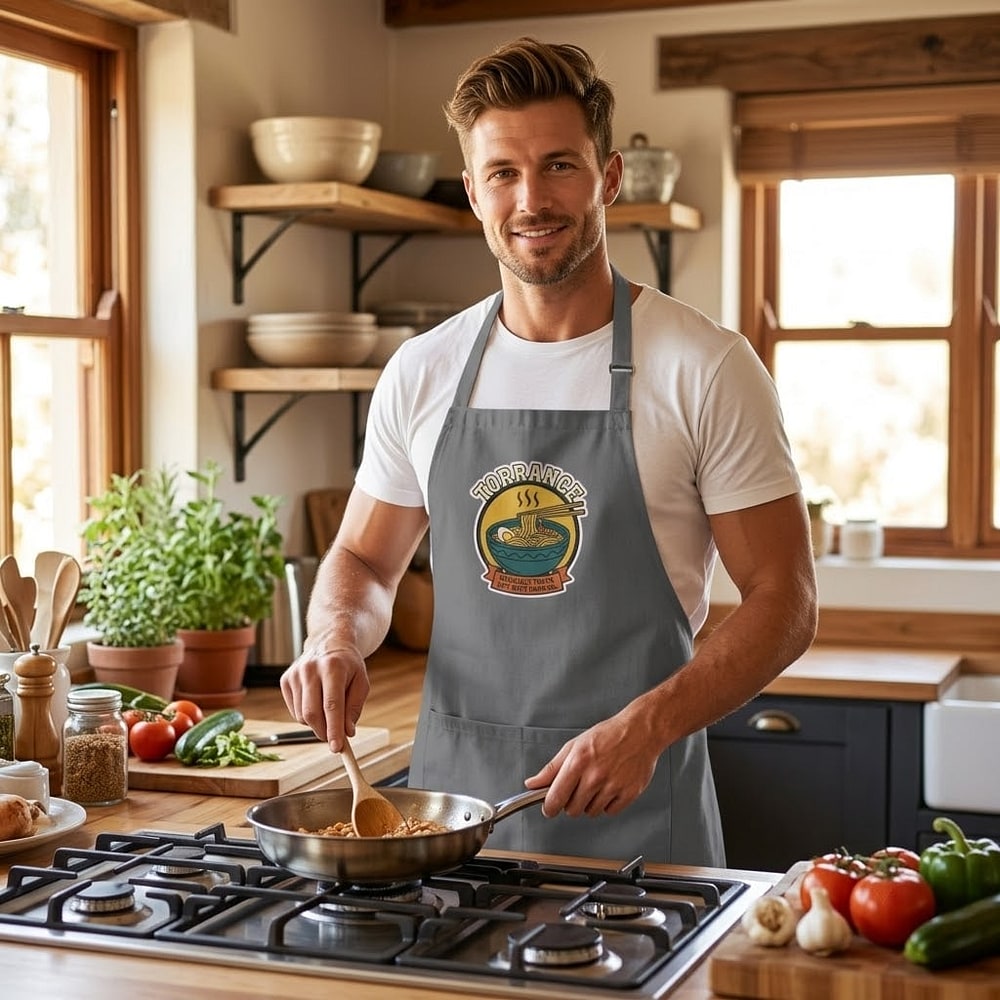 Torrance — Basically Tokyo, But With Parking Ramen Badge Cotton Apron