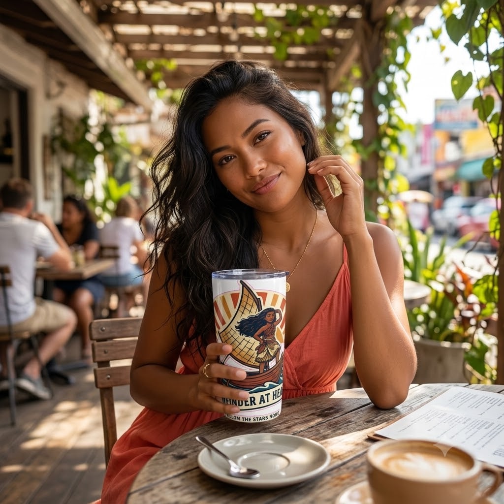 Wayfinder At Heart — Retro Island Voyager 20oz Tumbler