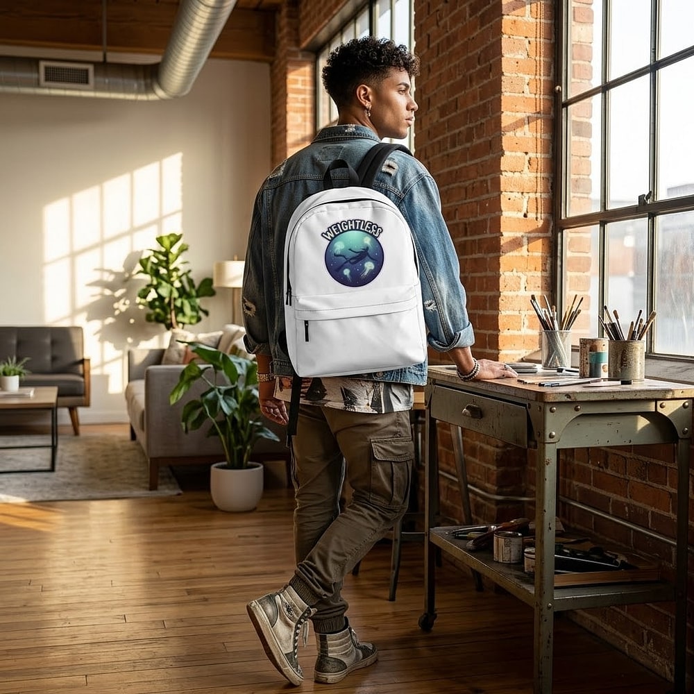 Weightless — Dreamy Moonlit Diver Classic Backpack