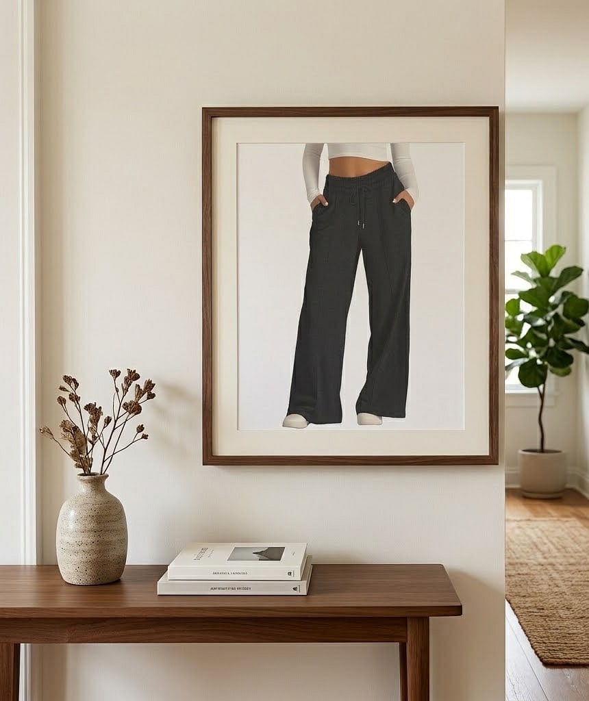 Women's Barrel Sweatpants 2026 Baggy Wide Leg Drawstring Track Pants