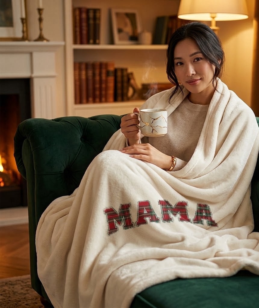 Womens Mama Shirt Mom Embroidery Oversized Tshirt Mama Plaid Outfits Tops