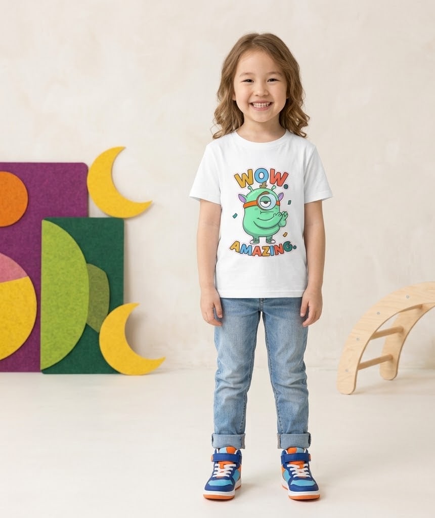 Wow. Amazing. — Deadpan Slow-Clap Goggle Goblin Kids Tee